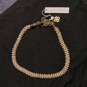 New Ann Taylor Pearl and Gold Necklace